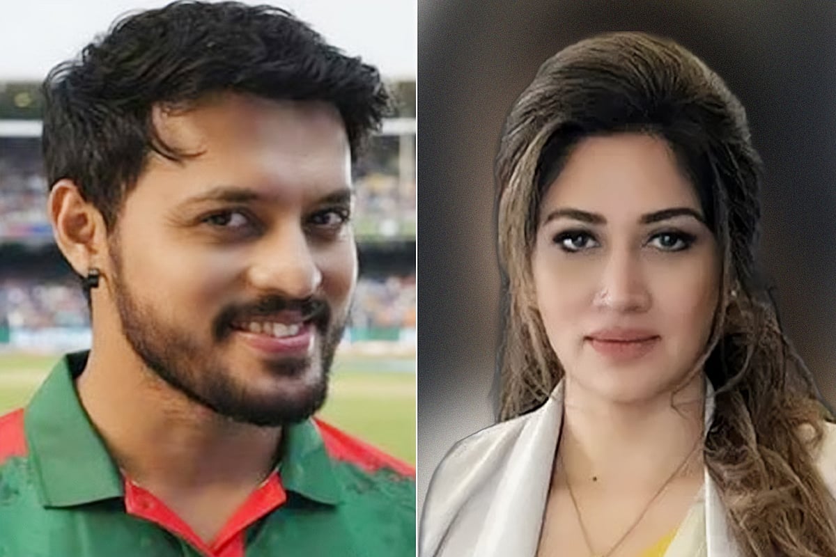 Actor Irfan Sajjad and BCB director Rubaba Dowla