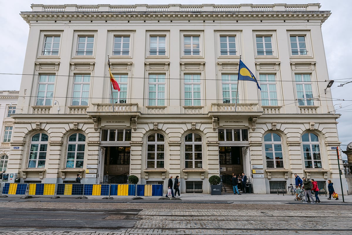 Venue of the conference, 'Press Forward: Journalism in the Age of Influence'. Brussels