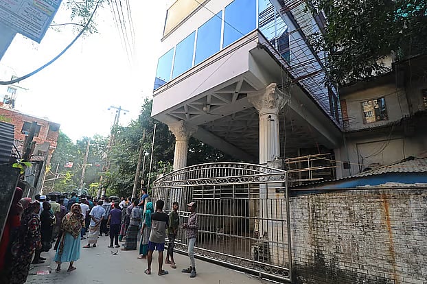 Police raided the residence of former education minister Mohibul Hasan Chowdhury, a member of the ousted Awami League government