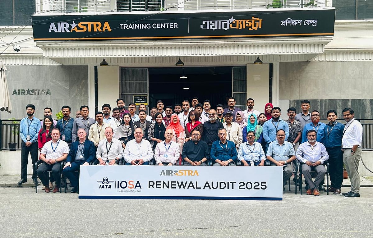 Air Astra, the newest airline in Bangladesh, achieved the IATA Operational Safety Audit (IOSA) certification in 2024.