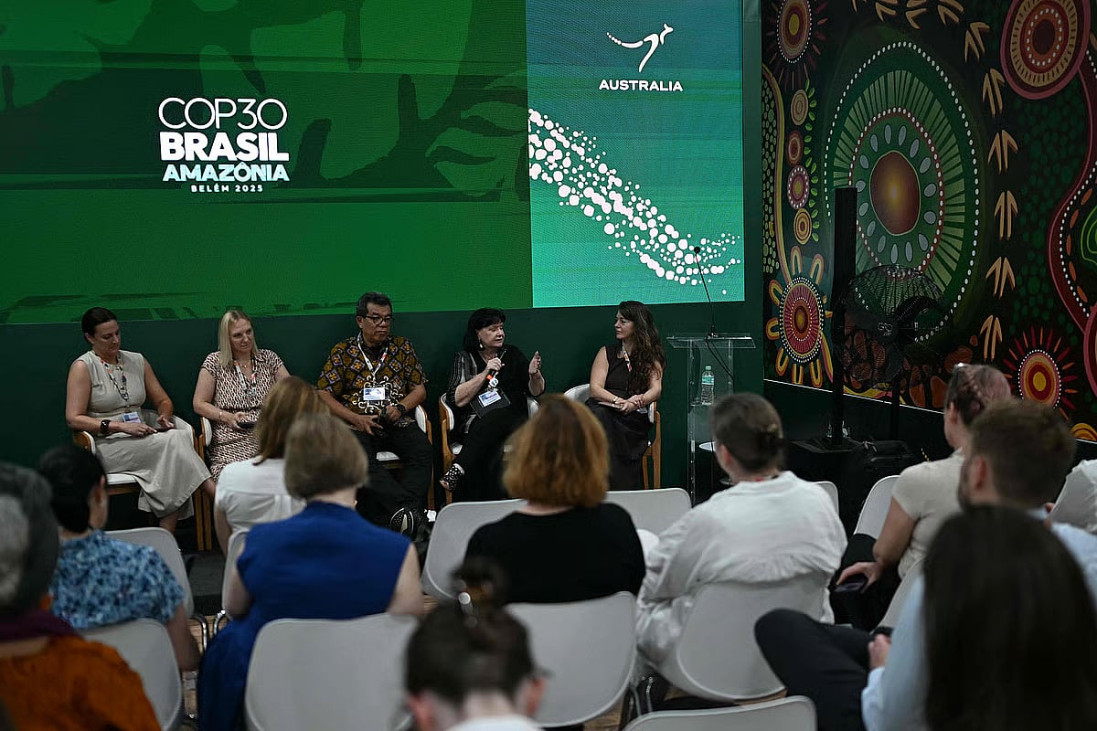 A session at COP 30 in Belem, Brazil on 13 November
