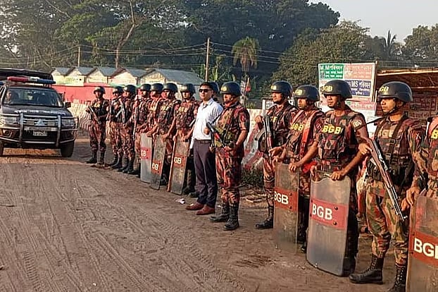 BGB members are discharging duties in the field.