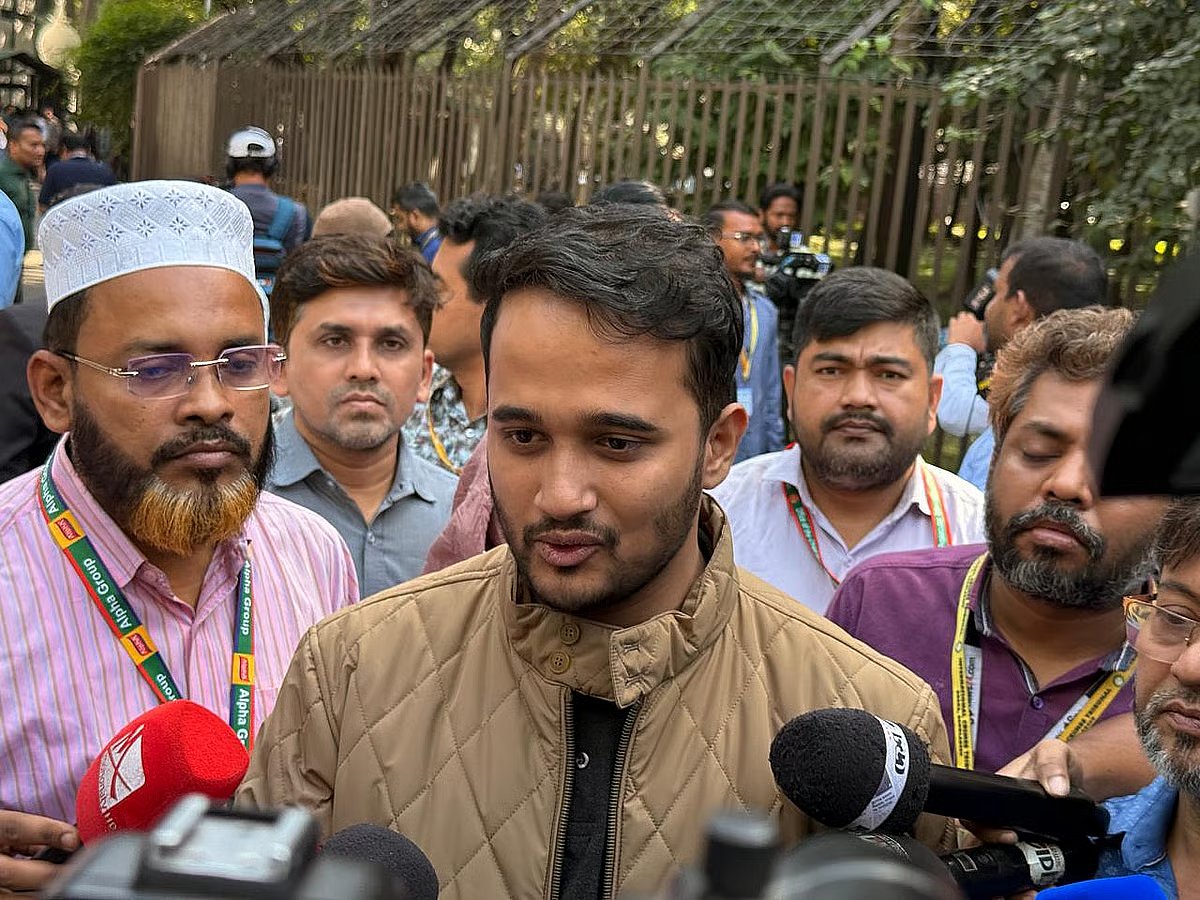 Mir Mahbubur Rahman Snigdho, brother of Mir Mahfuzur Rahman Mugdho, martyred in the July uprising, has come to the International Crimes Tribunal.