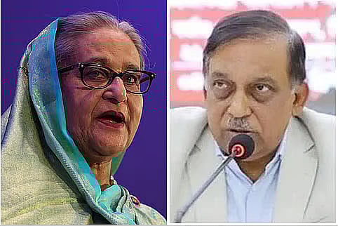 Sheikh Hasina and Asaduzzaman Khan Kamal