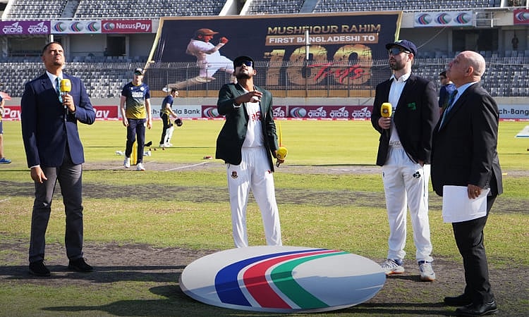 Bangladesh skipper Najmul Hossain Shanto elects to bat as Mushfiqur marks 100th Test in Bangladesh’s bid for series sweep