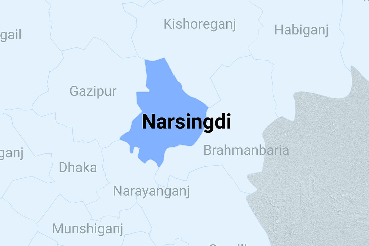 Map of Narsingdi district