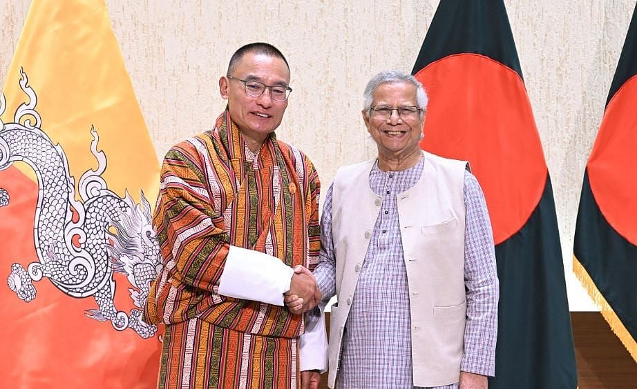 Bhutanese prime minister Dasho Tshering Tobgay held a meeting with chief adviser professor Muhammad Yunus in Dhaka on 22 November 2025