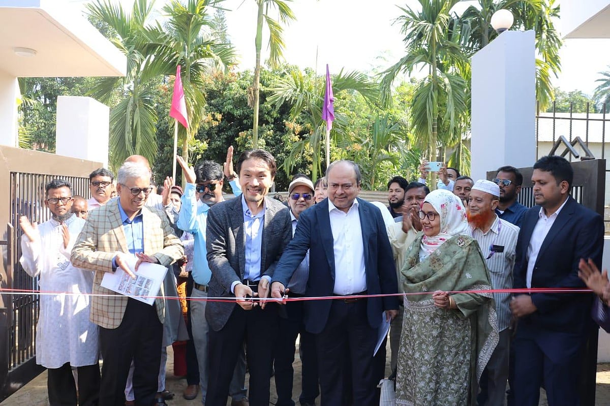 JICA and LGED jointly inaugurated the Maharashi Flagship Development subproject under the Small-Scale Water Resources Development Project (SSWRDP) Phase-II