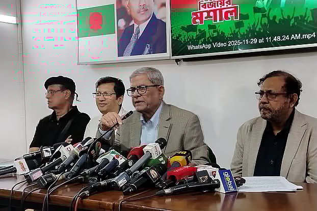 Speaking at a press conference on Saturday afternoon at the BNP chairperson’s office in Gulshan, Dhaka today, Saturday.