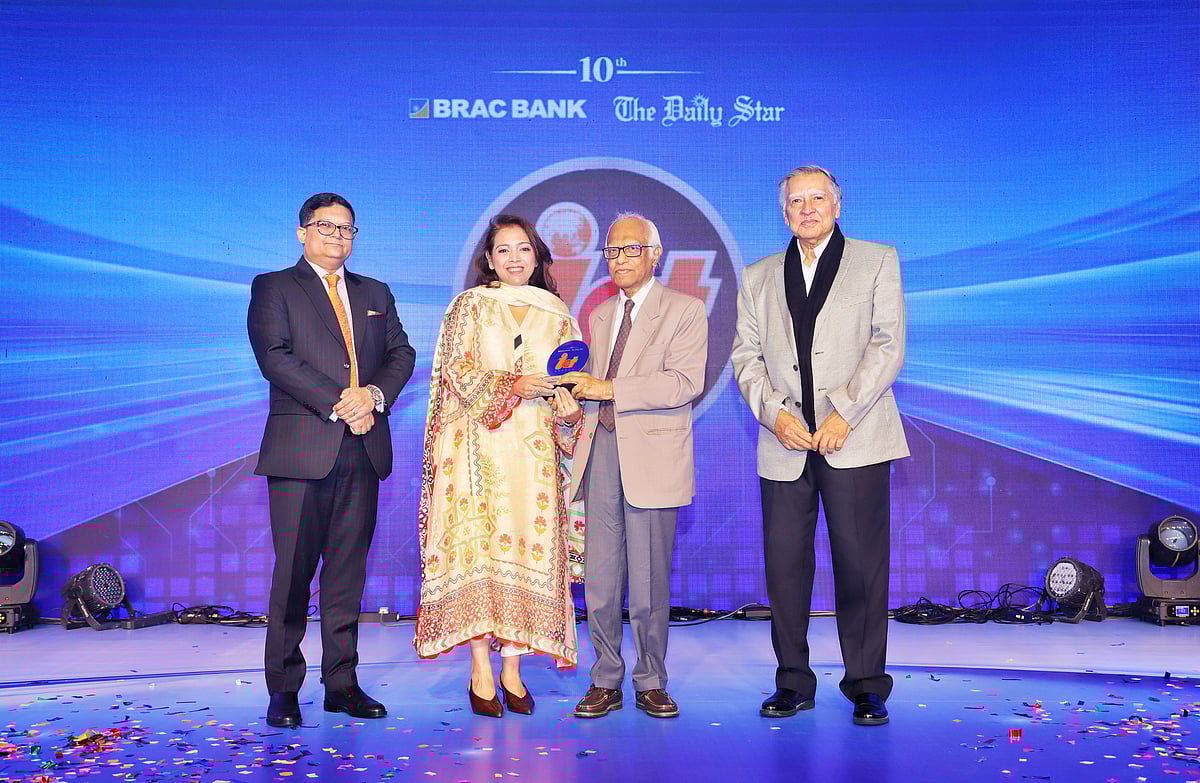 Ambareen Reza, managing director and co-founder of foodpanda Bangladesh, has been honoured with the ICT Woman of the Year award at the 10th BRAC Bank–The Daily Star ICT Awards