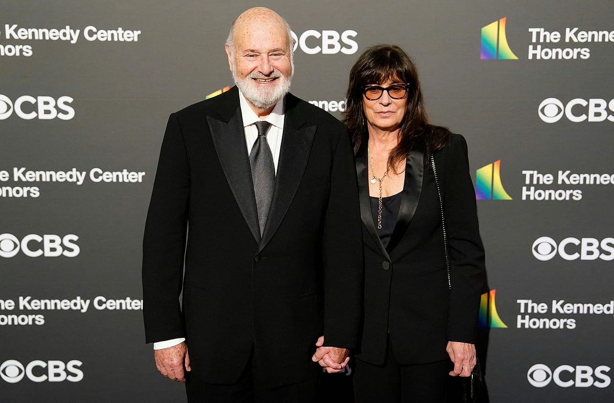 US actor and director Rob Reiner and his wife Michele Reiner attend the 46th Kennedy Center Honors gala at the Kennedy Center for the Performing Arts in Washington, DC, on 3 December, 2023.