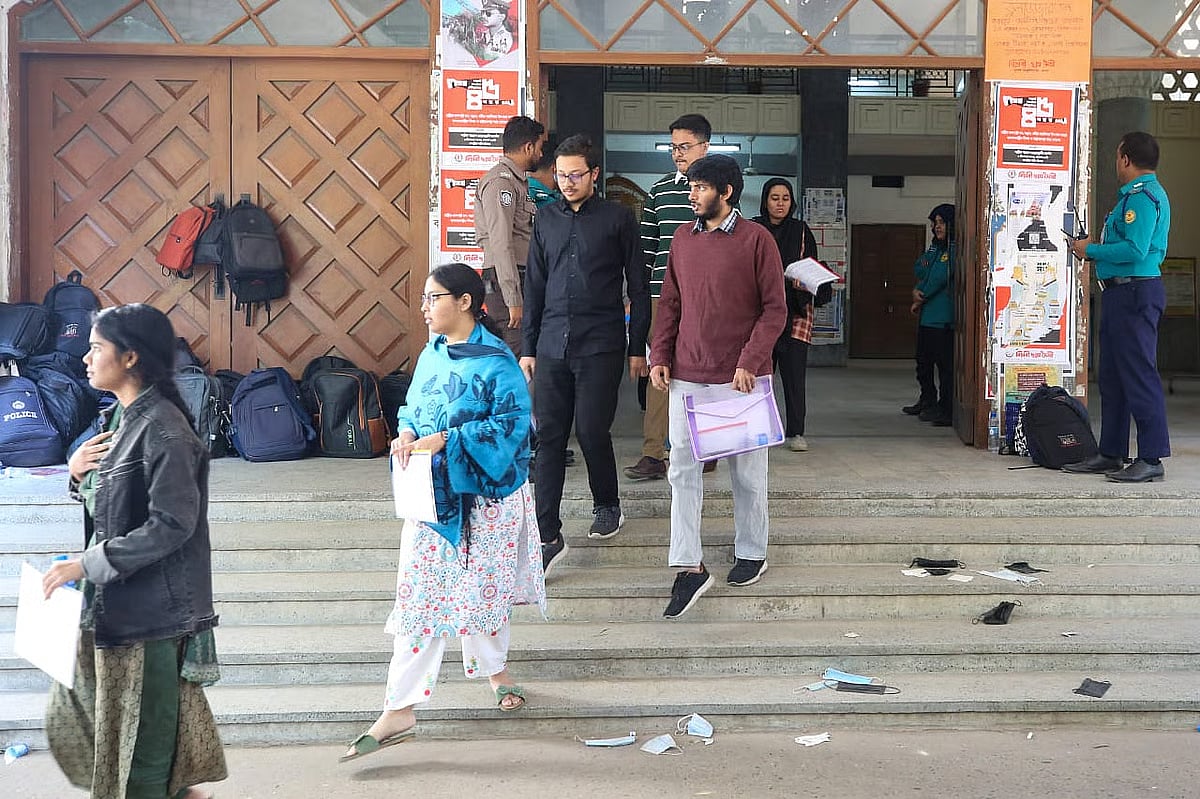 The admission test for the Science Unit of the University of Dhaka (DU) scheduled for tomorrow, Saturday (20 December), has been postponed.