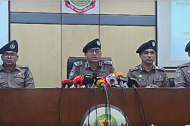 Dhaka Metropolitan Police (DMP) briefing. Monday afternoon.