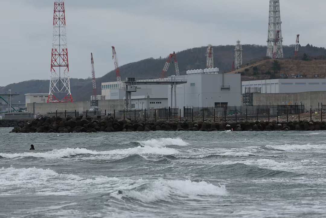 Tokyo Electric Power Company (TEPCO)'s Kashiwazaki Kariwa nuclear power plant, one of the world's largest nuclear facilities, stands along the seaside in Kashiwazaki, Niigata prefecture, Japan 21 December, 2025.