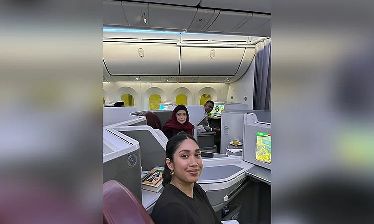 Bangladesh Nationalist Party (BNP) acting chairman Tarique Rahman has left London for home by a regular Biman Bangladesh Airlines flight