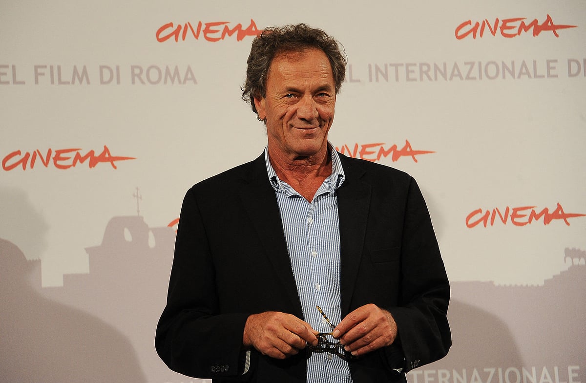 Palestinian actor Mohammed Bakri poses during the photocall of "Golakani Kirkuk" (The flowers of Kirkuk) at the fifth Rome Film Festival on 2 November, 2010.