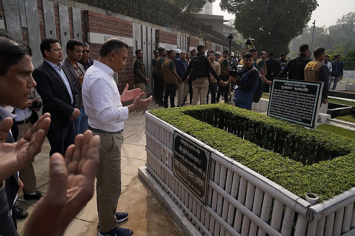 Tarique Rahman arrived at the capital's Banani cemetery at around 1:50 pm on 27 December 2025. He visited the grave of his younger brother Arafat Rahman. Later, he visited the grave of his father-in-law.