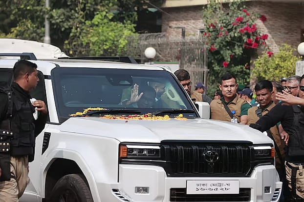 Tarique Rahman at the Election Training Institute in the afternoon today, Saturday, to complete the process of voter registration and obtaining a National ID card.