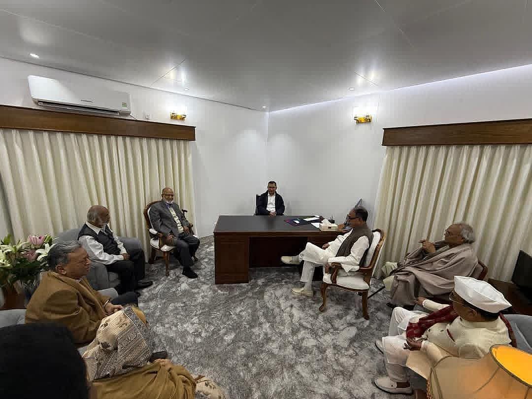 BNP acting chairman Tarique Rahman at the party chairperson’s political office in Gulshan, Dhaka on 28 December 2025