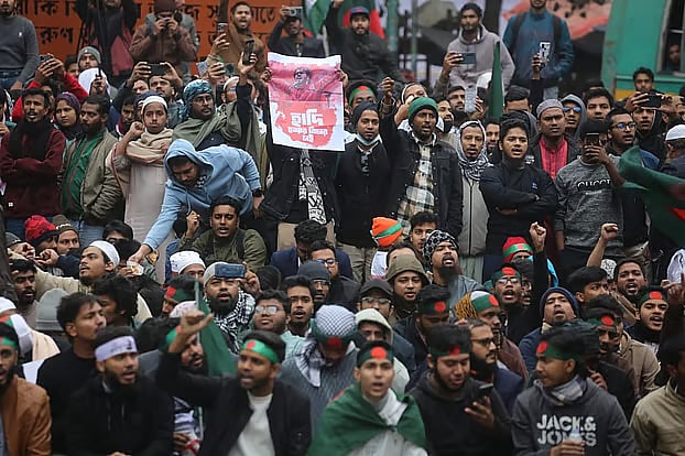 Leaders and activists of Inqilab Moncho have begun a sit-in protest by blocking Shahbagh in the capital. The organisation started the protest today, Monday, from 2:15pm.