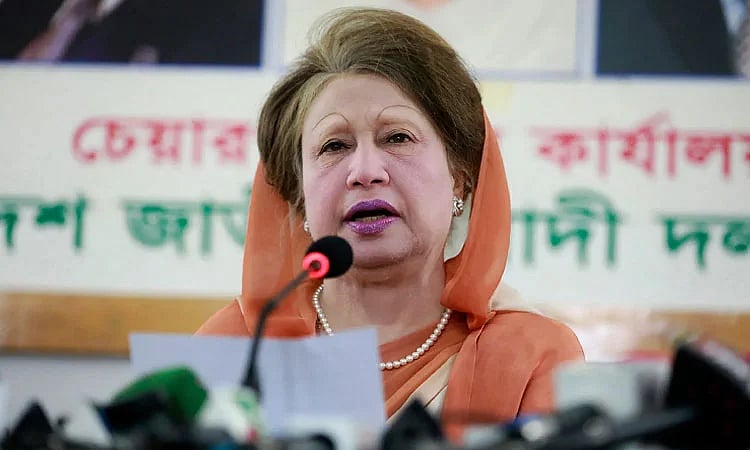 Three-time prime minister and BNP chairperson Begum Khaleda Zia.