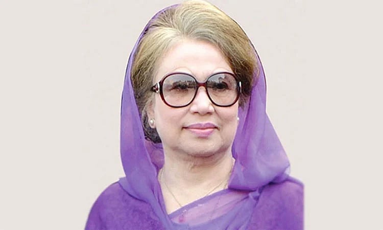 BNP chairperson and former prime minister Begum Khaleda Zia.