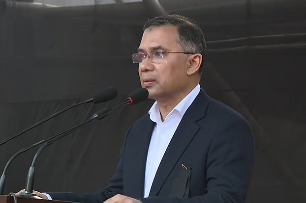 BNP acting chairman Tarique Rahman speaks ahead of his Begum Khaleda Zia's janaza