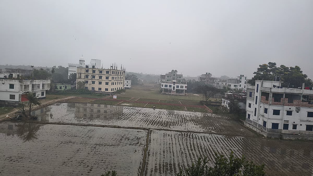 Jashore records lowest temperature of the country on 2 January 2026. The photo was taken from Kismat Nawapara, Jashore on 1 December 2026