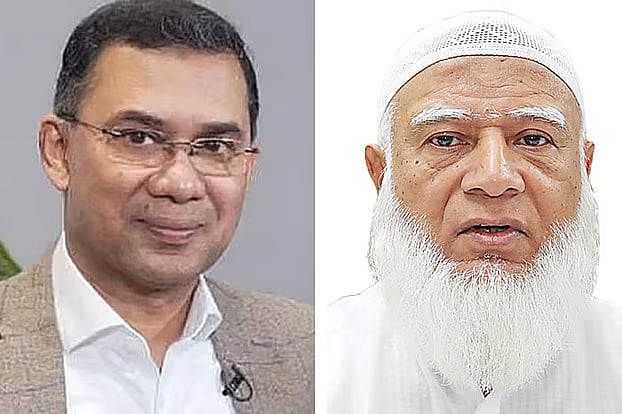 Tarique Rahman (L) and Shafiqur Rahman