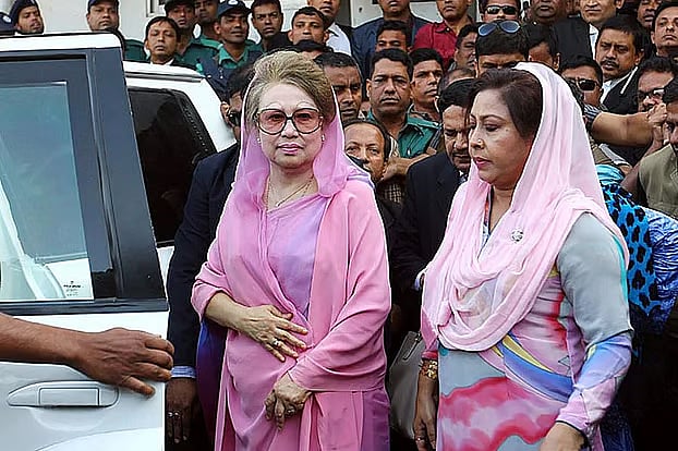 Khaleda Zia at the court premises
