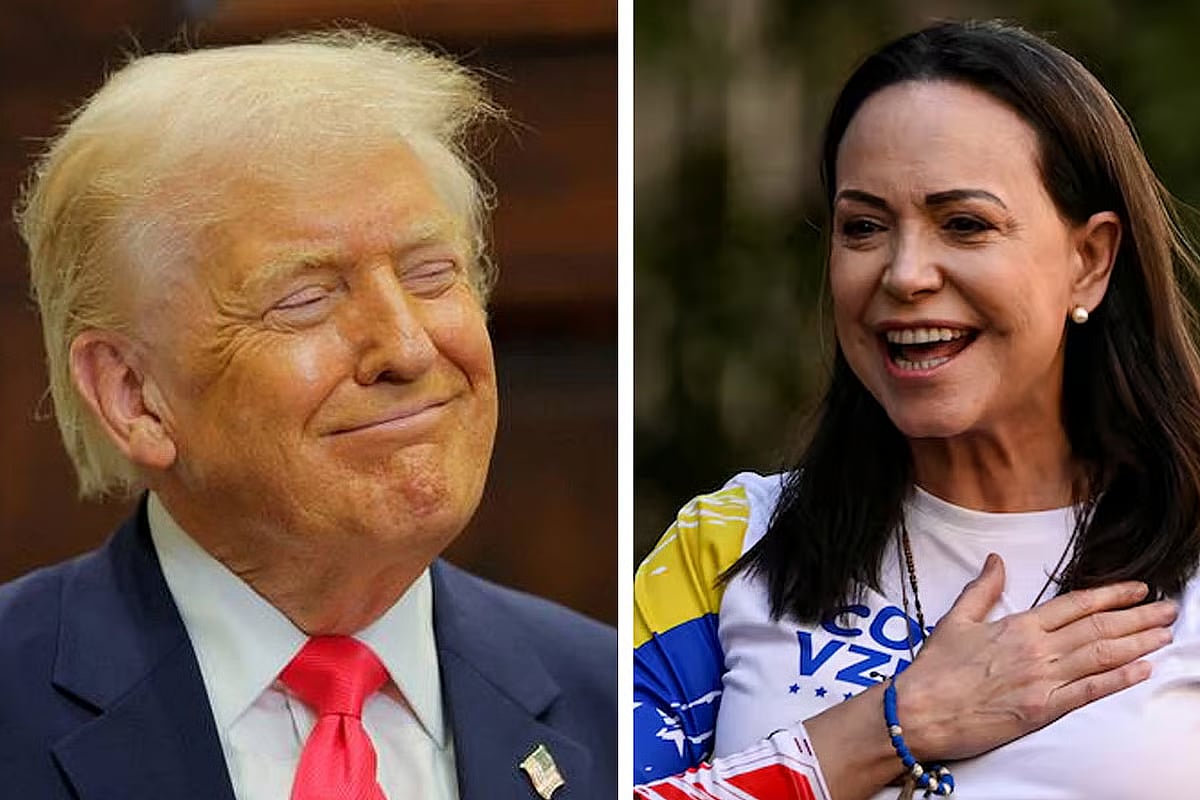 Venezuelan opposition leader Maria Corina Machado gave her Nobel Peace Prize medal to US President Donald Trump.