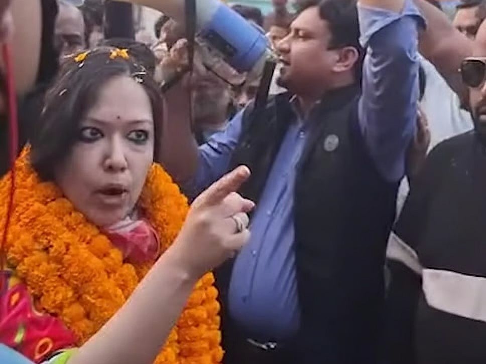 A video showing Rumeen Farhana in a verbal altercation with an executive magistrate circulated on social media.