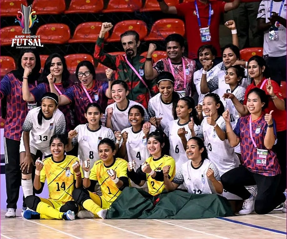 Bangladesh have won the inaugural SAFF Women’s Futsal Championship.