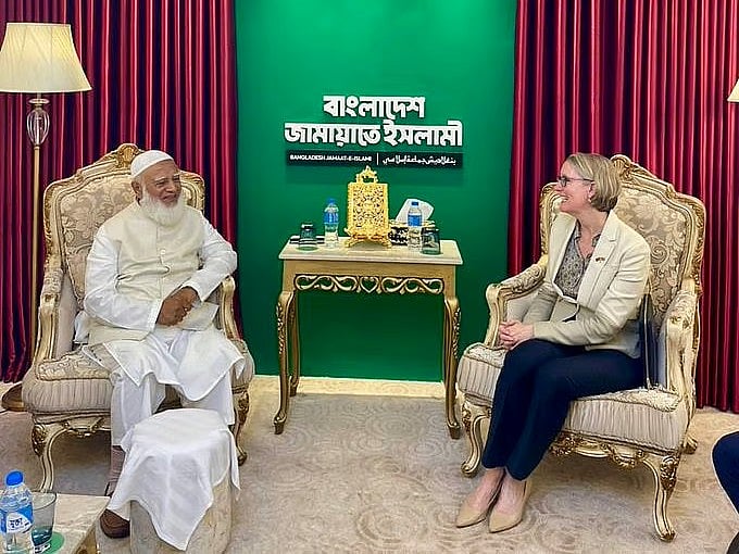 UK High Commissioner to Bangladesh Sarah Cooke paid a courtesy call on Bangladesh Jamaat-e-Islami ameer Shafiqur Rahman in Dhaka on 25 January 2026.