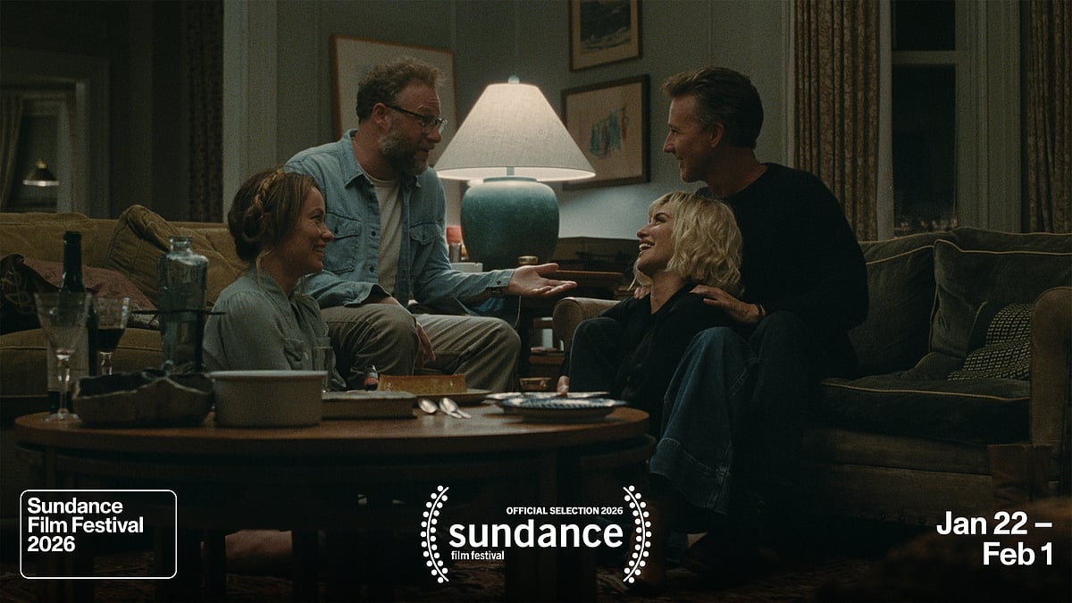 A scene from the film 'The invite' .