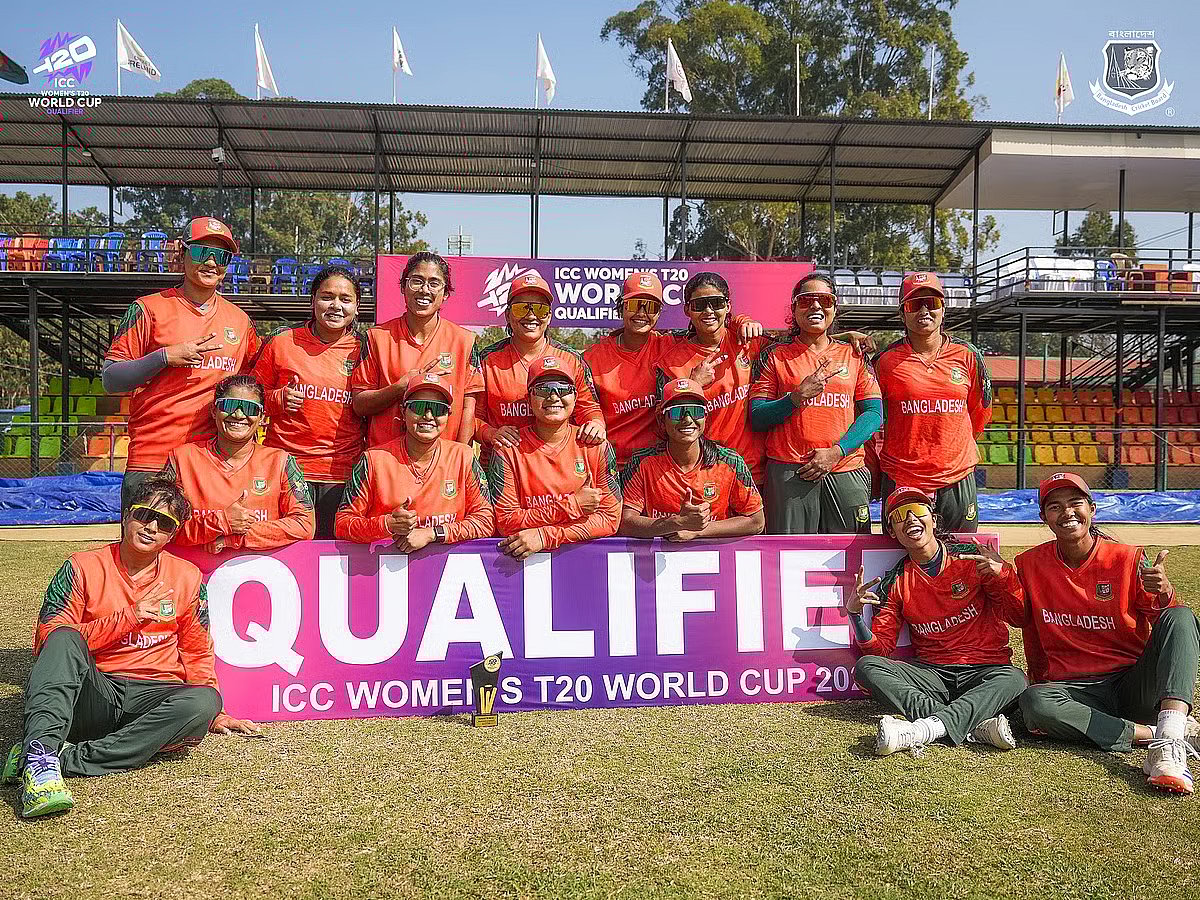 Bangladesh women's celebrations.