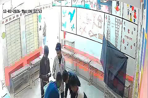 Several youths entered a polling centre and stamped ballot papers on Thursday afternoon at Lohabai Baradi Government Primary School in Meduary union, Bhaluka, Mymensingh.