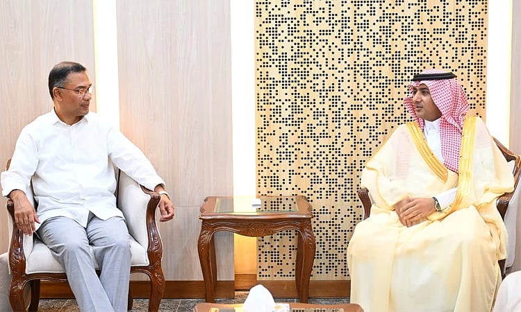 Saudi Ambassador Dr Abdullah Zafer H Bin Abiyah called on Prime Minister Tarique Rahman today.