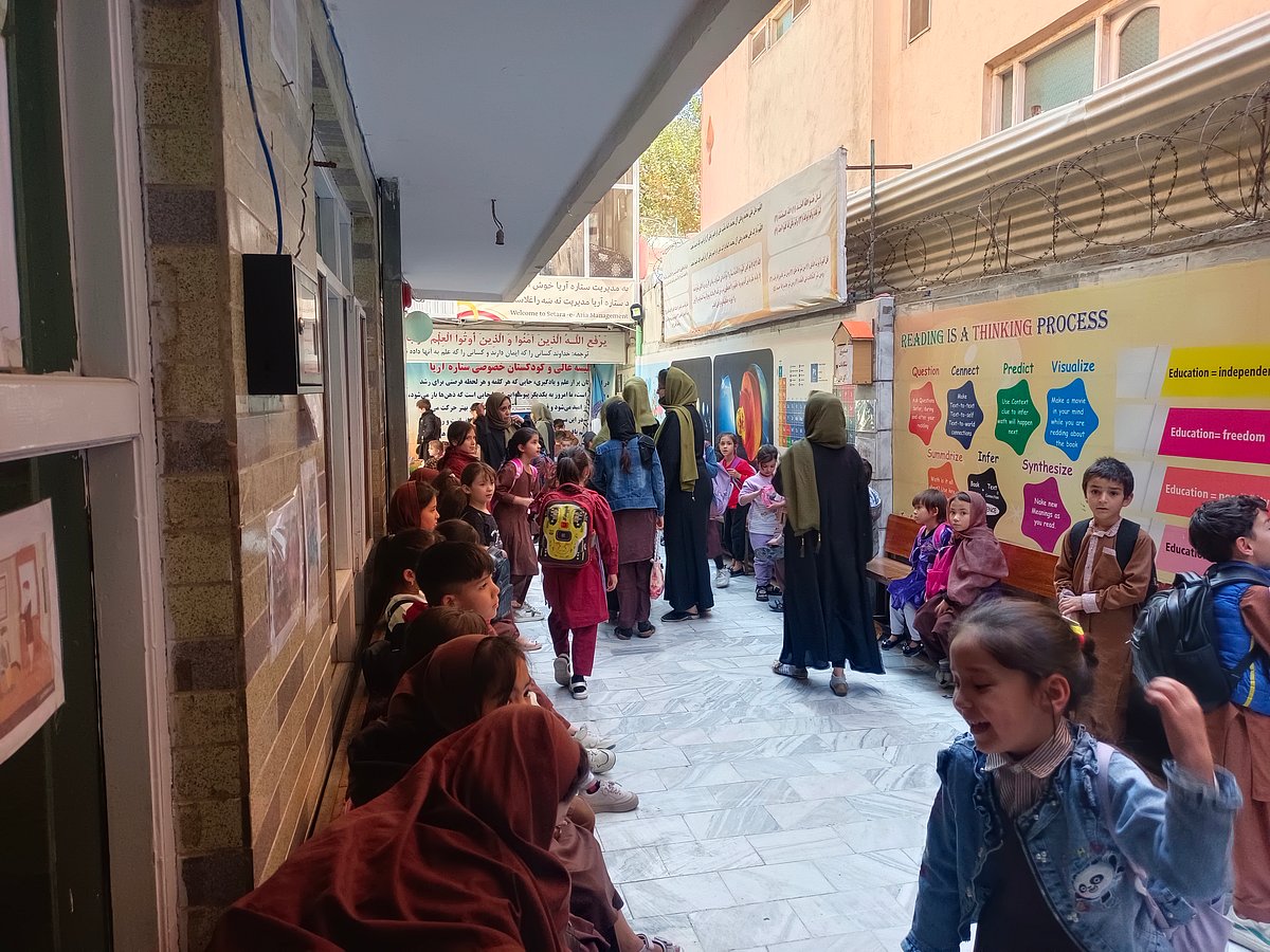 Children’s – boys and girls – are playing in a private school. As they leave the
primary section, the girls will not be allowed to attend schools