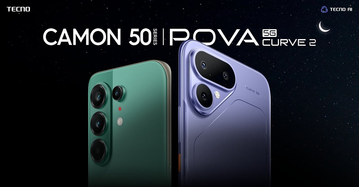 TECNO has officially launched the CAMON 50 Series and POVA Curve 2 5G