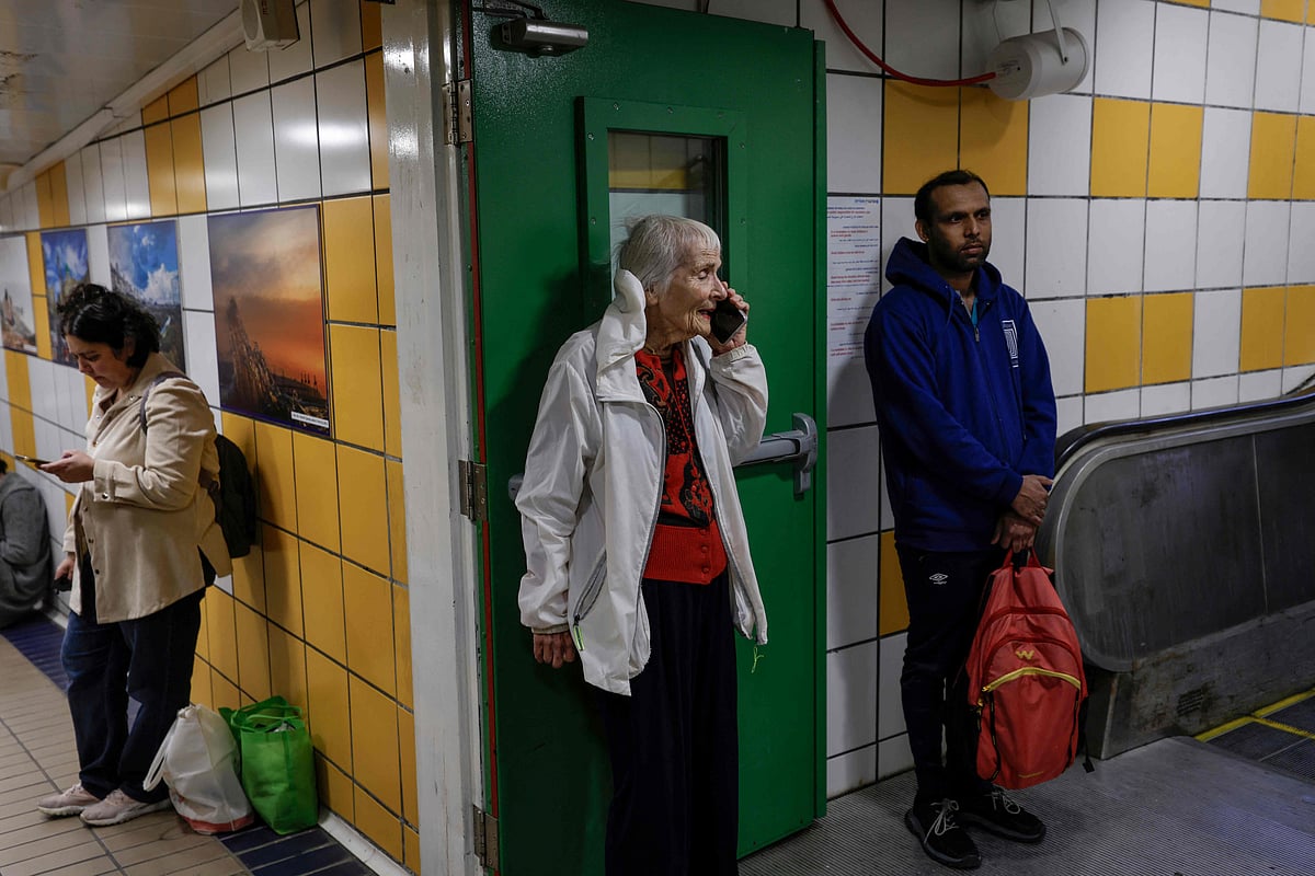 People take shelter in an underground station in Haifa on 1 March 2026, amid Iranian attack fears. Iran launched strikes across the Gulf on 1 March after vowing to avenge slain supreme leader Ayatollah Ali Khamenei, defying a threat from President Donald Trump to strike with unprecedented force.