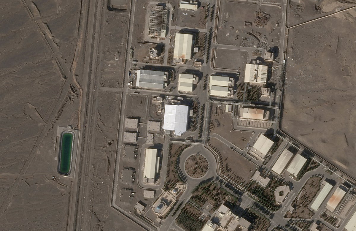 A satellite imagery taken on 30 January 2026 shows a new roof over a previously destroyed building at Natanz nuclear site.