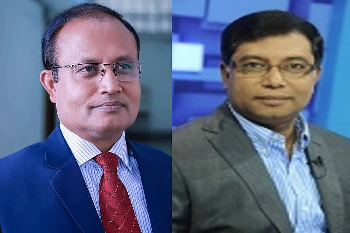 Professor ABM Obaidul Islam (L) and professor Mamun Ahmed