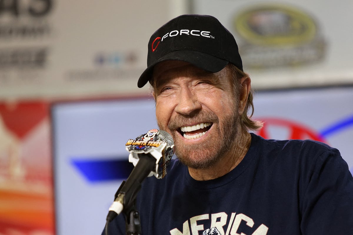 Actor Chuck Norris speaks with the media during a press conference prior to the NASCAR Sprint Cup Series AAA Texas 500 at Texas Motor Speedway on 6 November 2016 in Fort Worth, Texas. Chuck Norris, the US martial artist and Hollywood action star most famous for his role in "Walker, Texas Ranger," has died, his family said on 20 March 2026. He was 86.