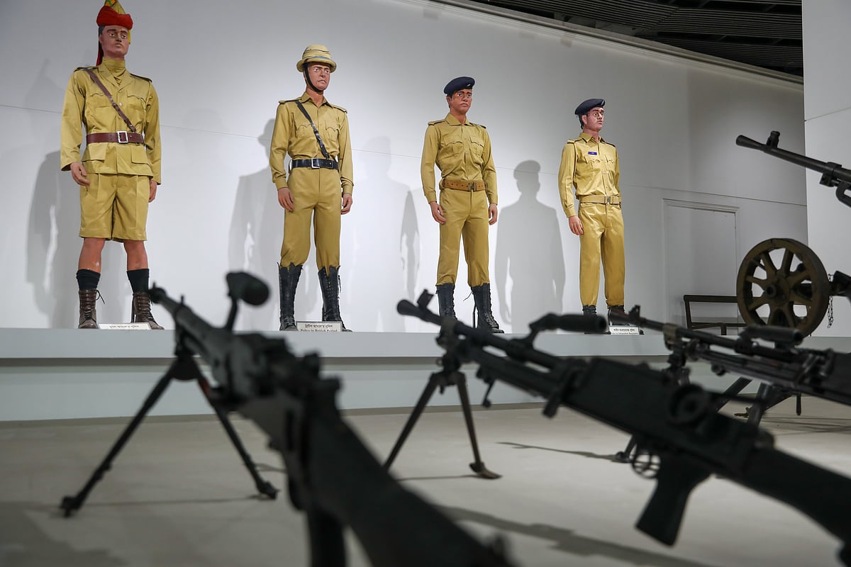 How the British Police evolved into the Bangladesh Police is highlighted at the  Liberation War Museum of Bangladesh Police in Rajarbagh, Dhaka.