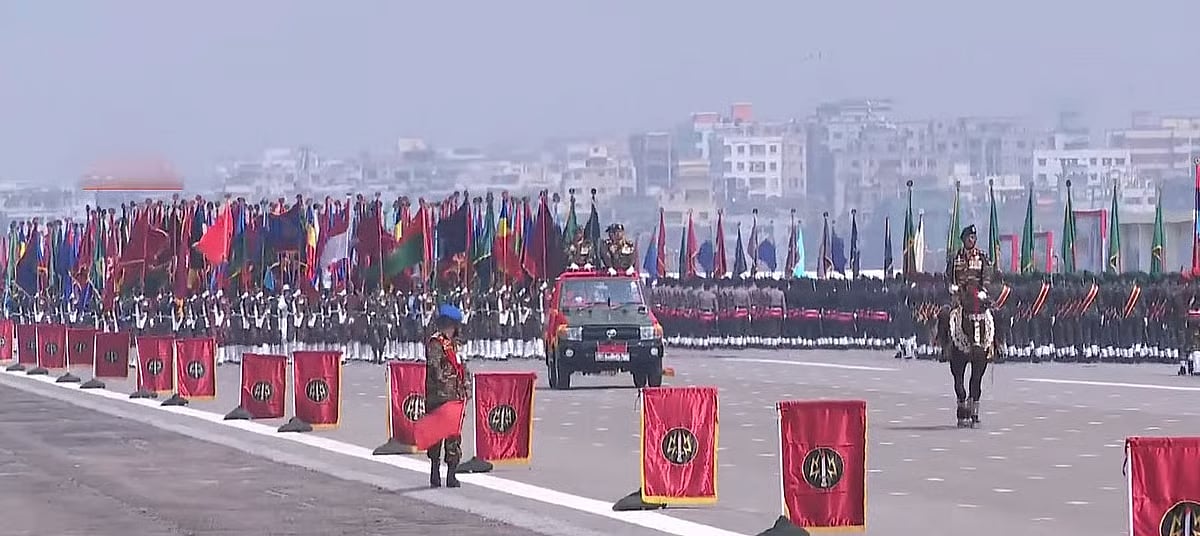 Parade at the National Parade Square, at the old airport in Agargaon, Dhaka, to mark the occasion of Bangladesh’s Independence and National Day on 26 March 2026