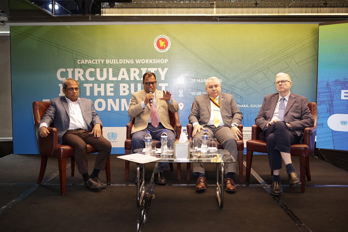 A workshop on “Circularity in the Built Environment” was held on 29 March, 2026 in Dhaka
