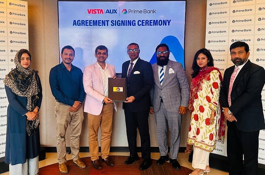Signing ceremony of Prime Bank PLC and Vista Electronics Ltd