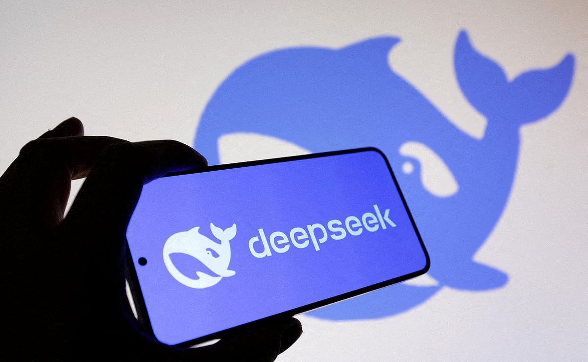The DeepSeek logo is seen in this illustration taken on 29 January 2025.