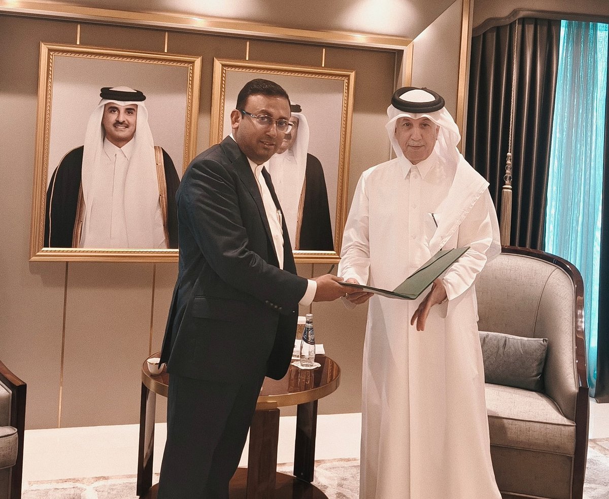 The Prime Minister's Foreign Affairs Adviser Humaiun Kobir on Monday called on Minister of State for Foreign Affairs Sultan bin Saad Al Muraikhi, and handed over a personal letter from Prime Minister of Bangladesh Tarique Rahman, addressed to the Amir of the State of Qatar, His Highness Sheikh Tamim bin Hamad Al Thani.